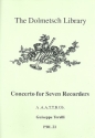 Concerto for 7 recorders (AAATTBGb) score and parts