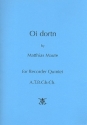 Oi Dortn for Recorder quintet (ATBGBCB) score and parts