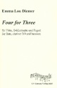 Four for Three fr Flte, Klarinette und Fagott Partitur und Stimmen