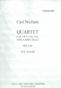 Quartet in F Major op.44 for 2 violins, viola and cello parts,  archive copy