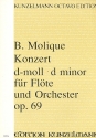 Konzert d-Moll op.69 fr Flte und Orchester Partitur