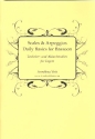 Scales and Arpeggios, daily Basics for bassoon