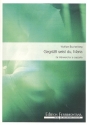 Gegr��et seist du Maria f�r M�nnerchor a cappella Partitur