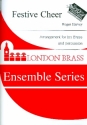 Festive Cheer for 10 brass instruments and percussion score and parts