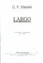 Largo aus Xerxes fr Kontrabass (Solostimmung) und Klavier (Harfe)