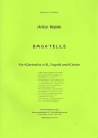 Bagatelle fr Klarinette, Fagott und Orchester fr Klarinette, Fagott und Klavier Stimmen