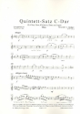 Quintettsatz C-Dur fr Flte, Oboe, Klarinette, Horn und Fagott 5 Stimmen