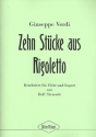 10 Stcke aus Rigoletto fr Flte und Fagott Spielpartitur