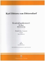 Konzert E-Dur fr Kontrabass und Orchester Klavierauszug