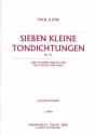 7 kleine Tondichtungen op.81 fr 2 Violinen und Klavier Partitur und Stimmen