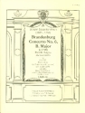 Brandenburgisches Konzert b major part 2: for 4 recorders (AABB) or 2 violins and 2cellos and opt. piano score and parts