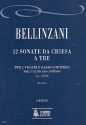 12 Sonate da chiesa a tre fr 2 Violinen und Bc Partitur und Stimmen