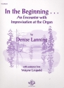 In the Beginning for organ