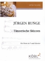 Tnzerische Skizzen fr Horn in F und Klavier