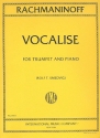 Vocalise op.34,14 for trumpet and piano