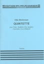 Quintett fr Flte, Oboe (Englischhorn), Clarinette, Horn und Fagott Stimmen,  Archivkopie