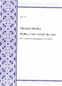 Phillis, I fain would die now for 7 voices (instruments) in 2 choirs score and 7 chorus scores