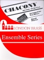 Chacony for 10 brass instruments score and parts