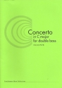 Concerto in C Major for Double Bass and Orchestra for double bass and piano