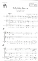 Lobet den Herrn fr gem Chor (SAM) a cappella Partitur