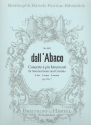 Konzert A-Dur op.6,7 fr Streichorchester und Cembalo Partitur