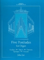 5 Postludes for organ