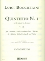 Quintetto re minore no.1 G445 per 2 violini, viola, violoncello e chitarra parte