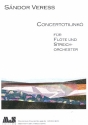 Concertotilink fr Flte und Streichorchester Studienpartitur und Solostimme