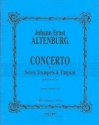 Concerto for 7 trumpets and timpani score and parts