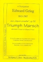 Triumphmarsch aus Sigurd Jorsalfar op.56 fr 4 Trompeten (Hrn, Klar etc) Partitur und Stimmen