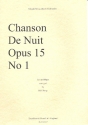 Chanson de nuit op.15,1 for string quartet parts