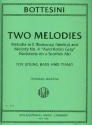 2 Melodies for double bass and piano