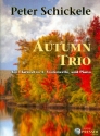 Autumn Trio fot clarinet in A, cello and piano score and parts