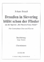 Drauen in Sievering blht schon der Flieder fr gem Chor und Klavier Chorpartitur