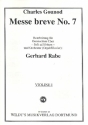 Messe breve Nr.7 fr gem Chor und Orchester (Orgel/Klavier) (Soli ad lib) Violine 1