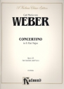 Concertino in E Flat Major op.26 for Clarinet and Orchestra for clarinet and piano