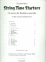 String Time Starters for flexible string ensemble double bass score