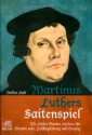 Martinus Luthers Saitenspiel fr Gesang und Gitarre (Gitarre solo) Partitur