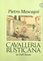 Cavalleria Rusticana  full score (it/dt)