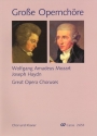 Groe Opernchre von Mozart und Haydn fr gem Chor und Klavier Partitur / Chorleiterband