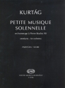 Petite musique solennelle for orchestra score