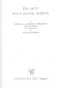 Da setz dich ruhig nieder fr Mnnerchor a cappella Partitur