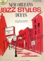 New Orleans Jazz Style Duets (+Online Audio): for piano 4 hands score