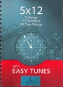 5x12 - Easy Tunes Band 1 (+2 CD's): f�r C-Instrument im Bassschl�ssel