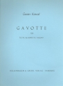 Gavotte fr Flte, Klarinette, Fagott Stimmen