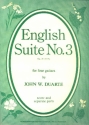 English Suite no.3 for 4 guitars score and parts