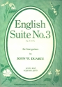 English Suite no.3 for 4 guitars score and parts