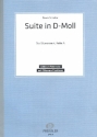 Suite d-Moll fr Altblockflte und Gitarre Spielpartitur,  Archivkopie