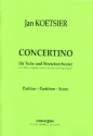 Concertino op.77 fr Tuba und Streichorchester Partitur