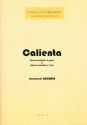 Calienta  for marimba and guitar score and parts